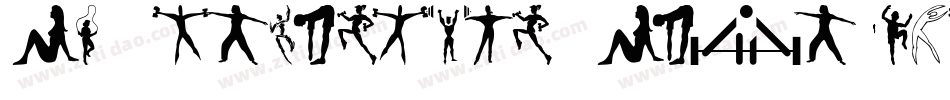 SL Christmas Silhouettes Normal字体转换